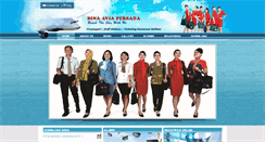 Desktop Screenshot of binaaviapersada.com