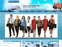 Tablet Screenshot of binaaviapersada.com